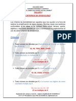 4.criterios de Divisibilidad PDF