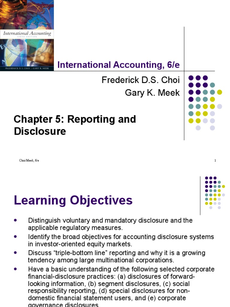Corporate Disclosure Practices Overview | PDF | Corporate Governance ...