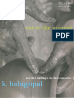 Ear To The Ground - K. Balagopal