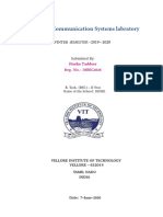 Analog Communication Systems Labratory: 'Jtfib5Beeftf