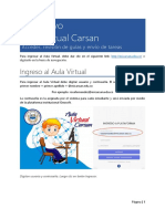 Guía Aula Virtual Carsan: Ingreso, Revisión de Tareas y Envío