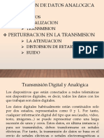 TRANSMISION DE DATOS ANALOGICAS Y DIGITALES
