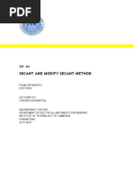 Secant and Modify Secant Method: Prum Sophearith E20170706