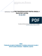 CURS de pregătire pt.gradul II_2020_PEDAGOGIE_EDUCATORI_SLATINA