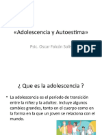 Adolescencia y Autoestima