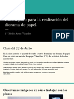 Paso A Paso para La Realización Del Diorama de Papel