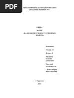 Реферат по русскому языку (10 А)