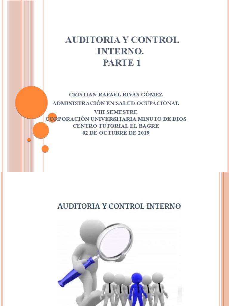 Sistemas de Control Interno en Auditoría | PDF | Auditoría | Contralor