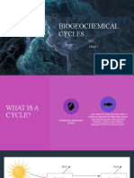 BIOGEOCHEMICAL CYCLES