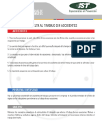 Charla de Vuelta Al Trabajo Sin Accidentes