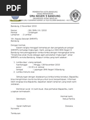 Surat Dinas Pdf