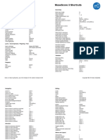 Musescore 3 Shortcuts: Other Score Elements Note Entry