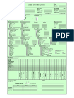 Mold Specification