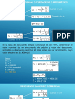 Semana 5 y 6-Descuento Racional y Descuento Bancario
