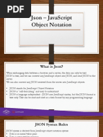 Json - Javascript Object Notation