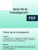 PROCESO DE LA INVESTIGACION 1