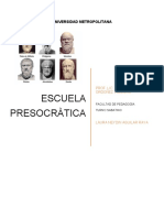 Ensayo - Escuela Presocràtica