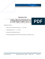 Adding A Motoman Nx100 Robot Controller As An Eip Adapter To Mpiec Series Controller