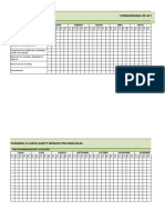 Carta Gantt - Psicosociales