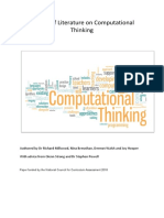 Review of Literature On Computational Thinking
