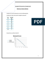 Managerial Economics Assignment