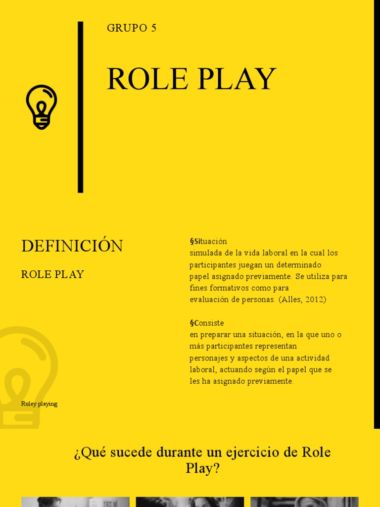 Guía de Role Play en RRHH: Estructura y Evaluación | PDF