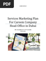 Services Marketing Plan For Careem Company Head-Office in Dubai