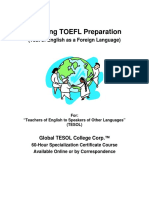TOEFL Prep For Teachers PDF