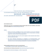 Bachelorstudium Infobroschuere