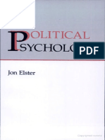 Elster, Jon - Political Psychology - CUP 1993