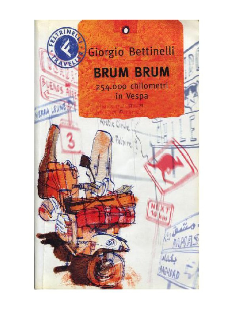 Brum Brum 254 000 Chilometri in Vespa PDF Immagine