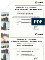 Certificados Ulma PDF