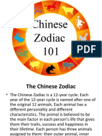 Chinese Zodiac 101