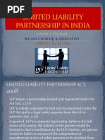 Limited Liability Partnership in India: Ragini Chokshi & Associates