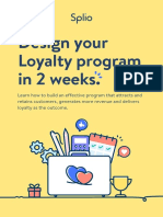 Design Your Loyalty Program in 2 Weeks