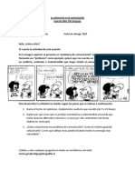 La Coherencia en La Comunicación. Guía Taller PSU