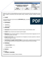 SST-036 Procedimiento de Comunicación, Participacion y Consulta