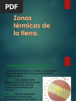 Zonas Termicas de La Tierra