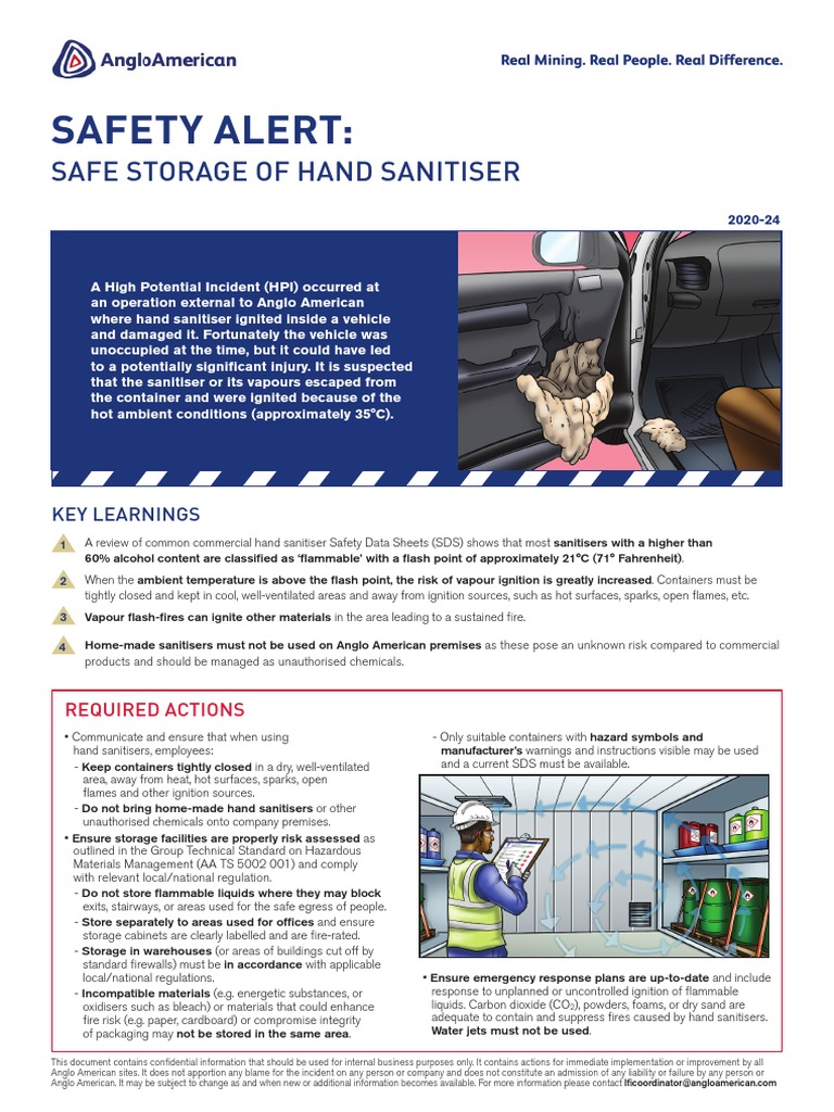 2020 HPI Safe Storage of Sanitising Materials ENG 2020 24 PDF