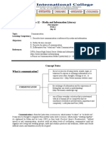 Media and Information Module