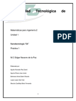 Matemáticas para ingeniería 2 Unidad 1 Práctica 1