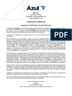 Azul S.A.: Companhia Aberta CNPJ/MF Nº 09.305.994/0001-29 NIRE 35.300.361.130