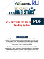 #2 - Effortless Abundance Trading System