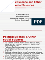2. Politics and Other Social Sciences