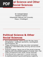 2. Politics and Other Social Sciences