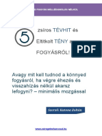 Katona Zoltan 5 Zsiros Tevhit Es Eltitkolt Teny A Fogyasrol PDF