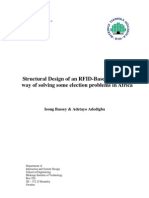 Structural Design of An RFID-Based System: A Way of Solving Some Election Problems in Africa