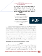 Controvérsias na agenda de proteção da biodiversidade no Brasil - ótica da teoria ator-rede