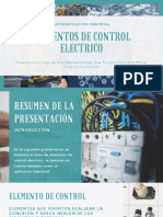 Automatización industrial: Elementos de control eléctrico
