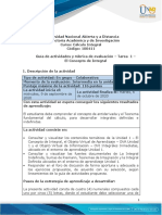 Guia de actividades y rúbrica de evaluación - Unidad 1 - Tarea 1 - El Concepto de Integral.pdf